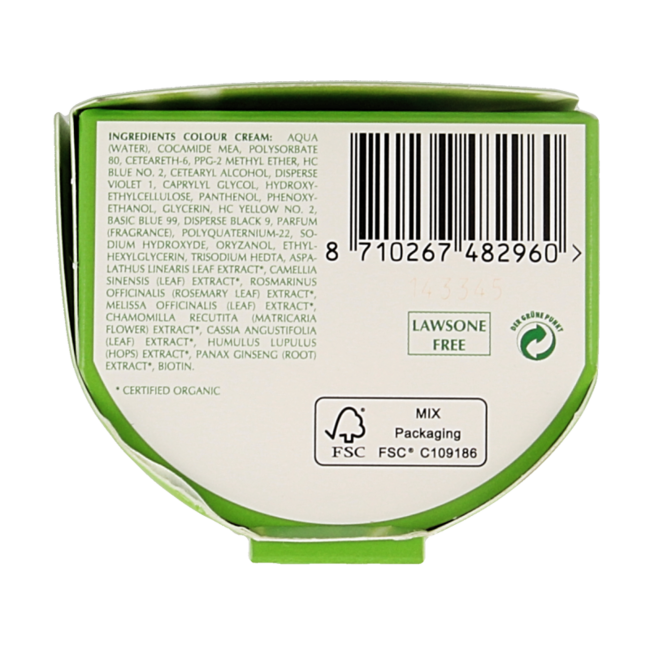 Henna Plus Farbcreme 3 Dunkelbraun 60 Milliliter