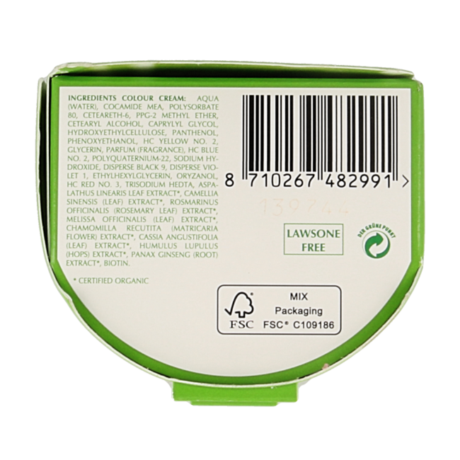 Henna Plus Farbcreme 7.38 Zimt 60 Milliliter