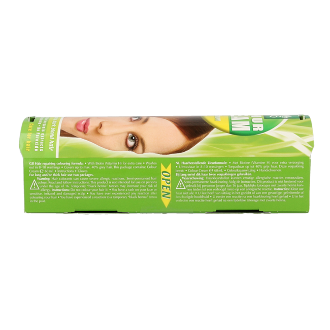 Crema Colorante Henna Plus 7.38 Cannella 60 Millilitri