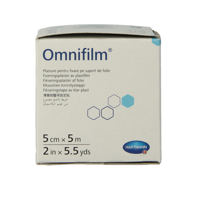 Hartmann Omnifilm Fixierpflaster Folie 5 m x 5 cm 1 Stück