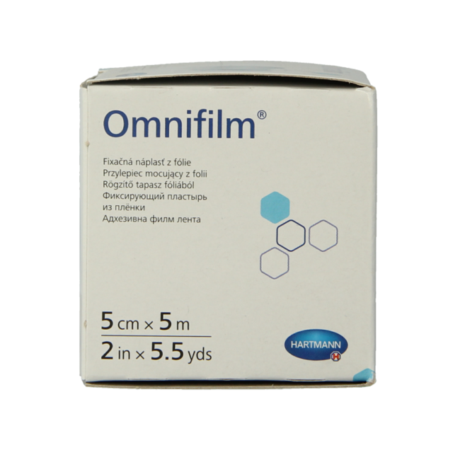 Hartmann Omnifilm Fixierpflaster Folie 5 m x 5 cm 1 Stück