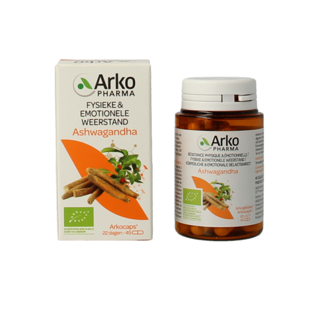Organic Ashwagandha 45 Capsules