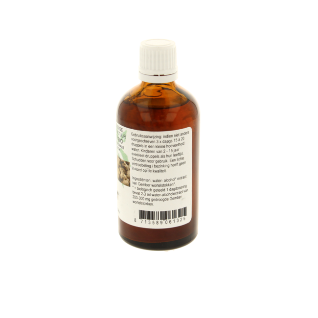 Cruydhof Zingiber officinalis rhiz/tintura de jengibre bio 100 mililitros