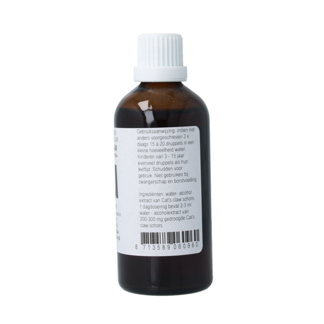 Cruydhof Uncaria tomentosa / cat's claw tinctuur 100 Milliliter