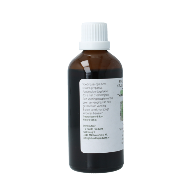Cruydhof Thymus vulgaris herb / tintura de tomillo 100 mililitros