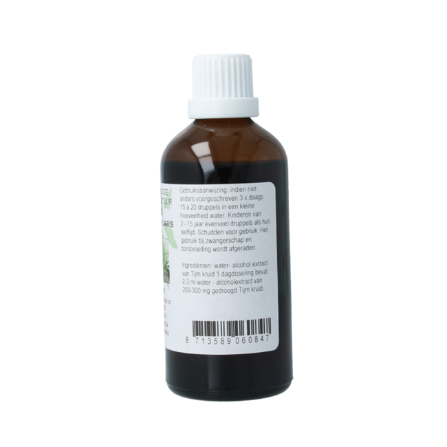 Cruydhof Thymus vulgaris herb / tintura de tomillo 100 mililitros