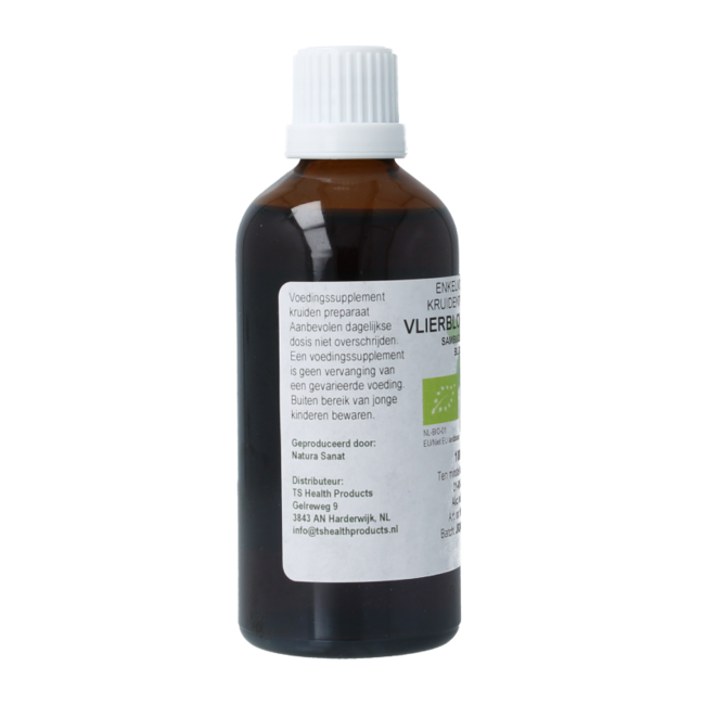 Cruydhof Sambucus nigra / vlierbloesem tinctuur bio 100 Milliliter