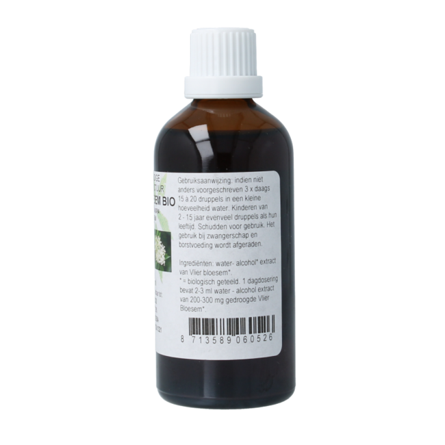 Cruydhof Sambucus nigra / Holunderblüten-Tinktur Bio 100 Milliliter