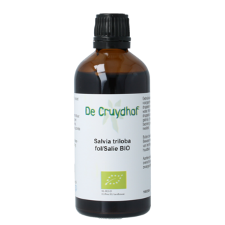 De Cruydhof Cruydhof Salvia triloba fol / Tintura di salvia bio 100 Millilitri