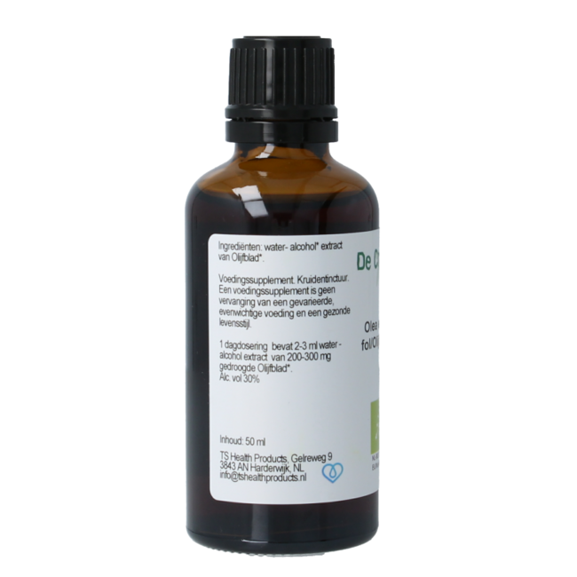 Cruydhof Olea europaea folia / olive leaf tincture organic 50 Millilitre