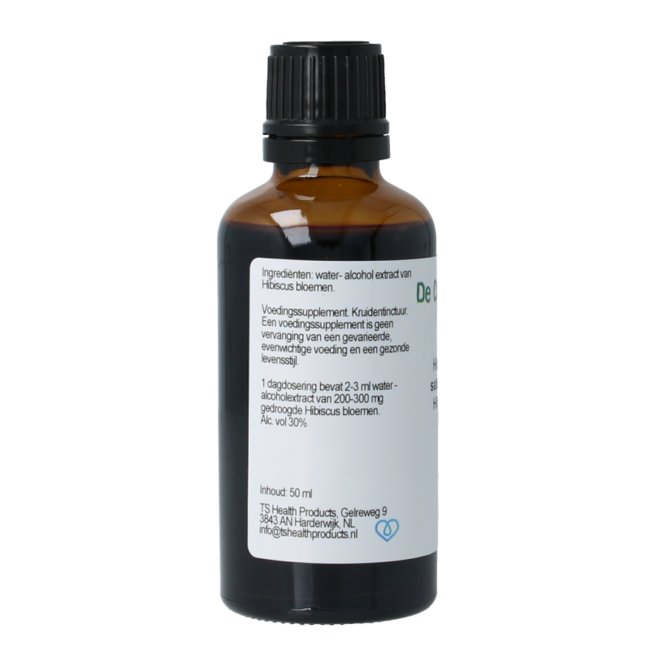 Cruydhof Hibiscus sabdariffa / hibiscus flor tinctuur 50 Milliliter