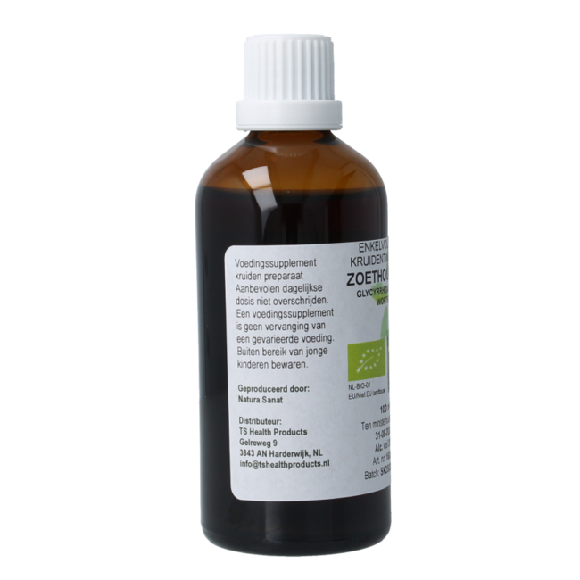 Natura Sanat Glycyrrhiza glabra radix / Süßholzwurzel-Tinktur Bio 100 Milliliter
