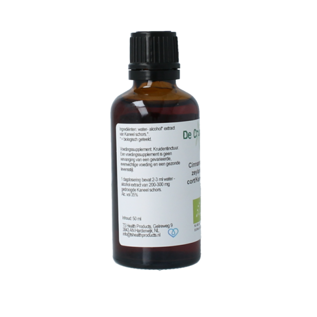 Cruydhof Cinnamomum zeyl cort / tintura de canela bio 50 mililitros