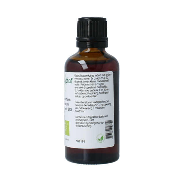 Cruydhof Cinnamomum zeyl cort / tintura de canela bio 50 mililitros