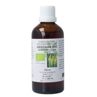Cruydhof Cruydhof Gentiana lutea radix / Enzian Tinktur Bio 100 Milliliter