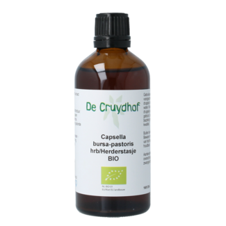 Cruydhof Capsella burs p / tintura de bolsa de pastor bio 100 mililitros