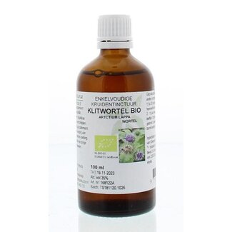 De Cruydhof Tintura biologica Cruydhof Arctium lappa/Bardana maggiore 100 Millilitri