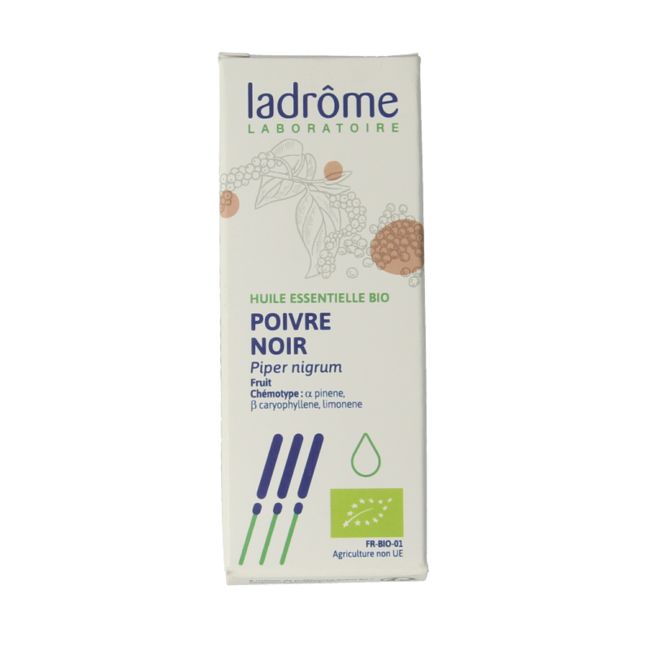 Ladrome Schwarzer Pfeffer Öl bio 10 Milliliter