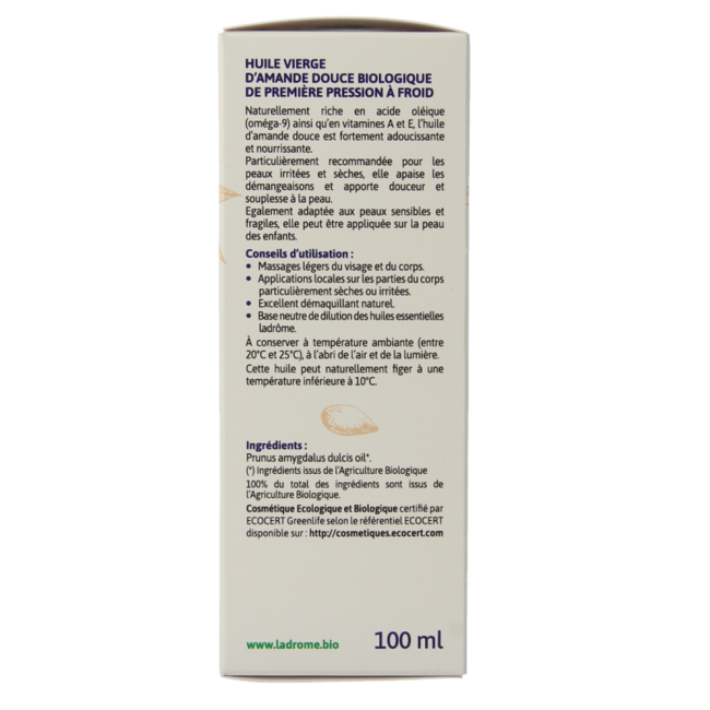 Ladrome Mandelöl süß 100 Milliliter