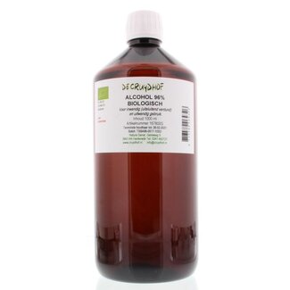 Cruydhof Cruydhof Alcohol 96% Organic Internal and External 1 Litre