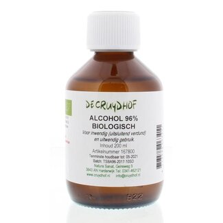 Cruydhof Cruydhof Alkohol 96% innerlich und äußerlich Bio 200 Milliliter