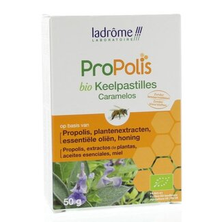 Ladrome Ladrome Propolis pastillas para la garganta bio 50 gramos