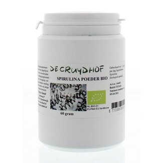 Cruydhof Cruydhof Spirulina en polvo bio 60 Gramos