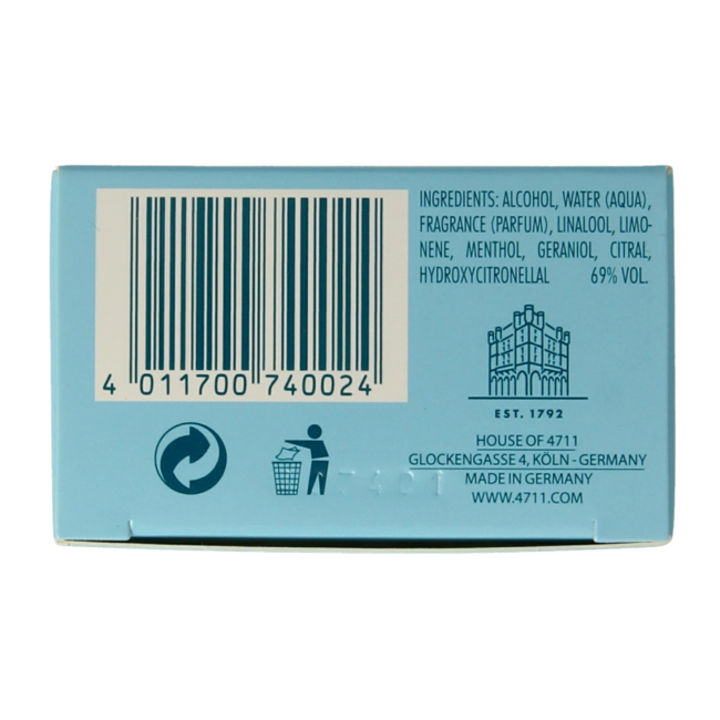 4711 Colognettes Citron 10 lingettes