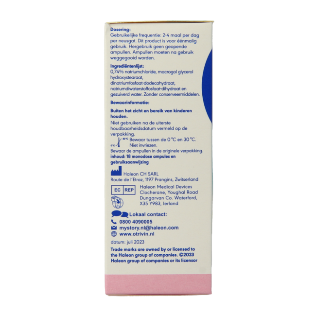 Otrivin Baby Monodose 5 ml 18 Fiale