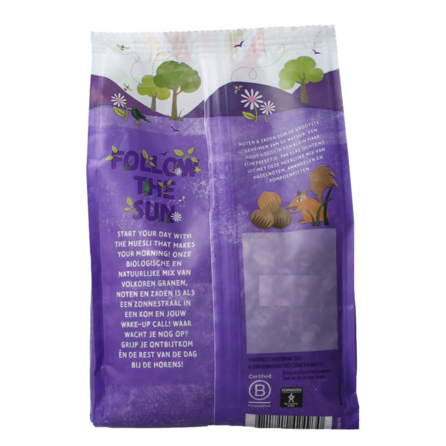 Muesli de frutos secos y semillas bio 375 gramos