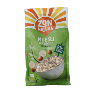 Zonnatura Zonnatura Muesli richly filled organic 500 Gram