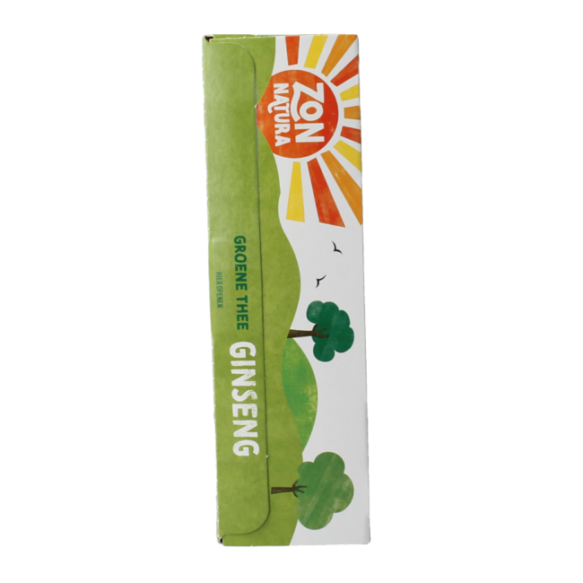 Zonnatura Tè verde ginseng bio 20 bustine