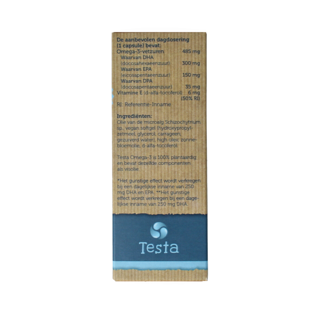 Omega 3 Algae Oil 325mg DHA + 150mg EPA Vegan 60 Vegetarian Capsules