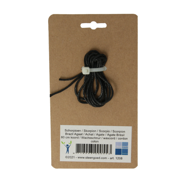 Pendentif signe astrologique Scorpion Steengoed 1 pièce