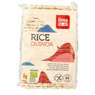 Lima Tortitas de arroz finas quinoa bio 130 gramos