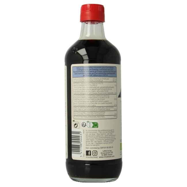 Lima Tamari 25% less salt organic 500 Millilitres