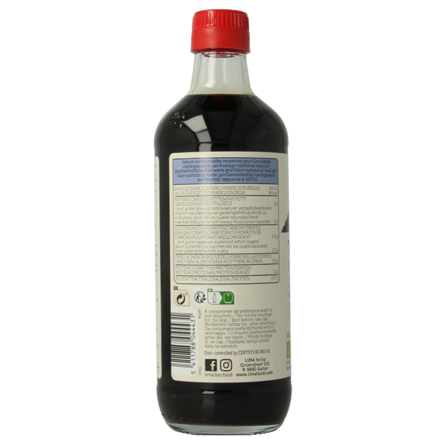 Lima Tamari 25 % weniger Salz bio 500 Milliliter