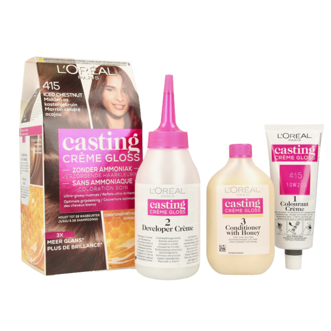Casting Crème Gloss 415 Castaño helado 1 unidad