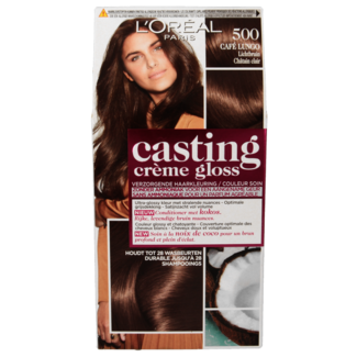 Casting L'Oréal Casting Crème Gloss 500 Café Lungo Hair Dye Set
