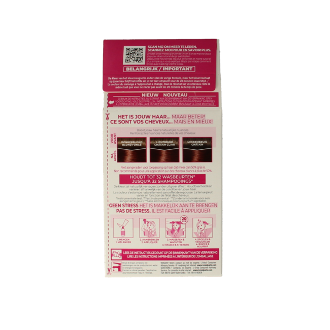 Casting Casting creme gloss 550 Licht Mahoniebraun 1 Set