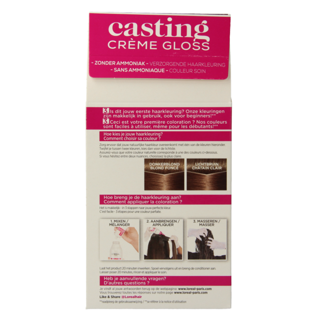 Casting Casting Crème Gloss 600 Cappuccino 1 Zestaw