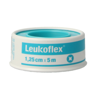 Leukoflex Plaster mocujący Leukoflex 5m x 1.25cm, 1 sztuka