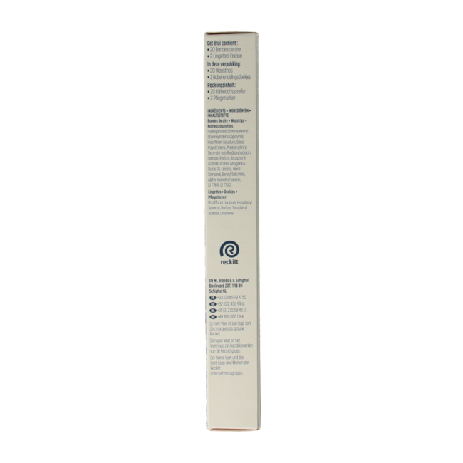 Cold wax strips sensitive skin 20 Pieces