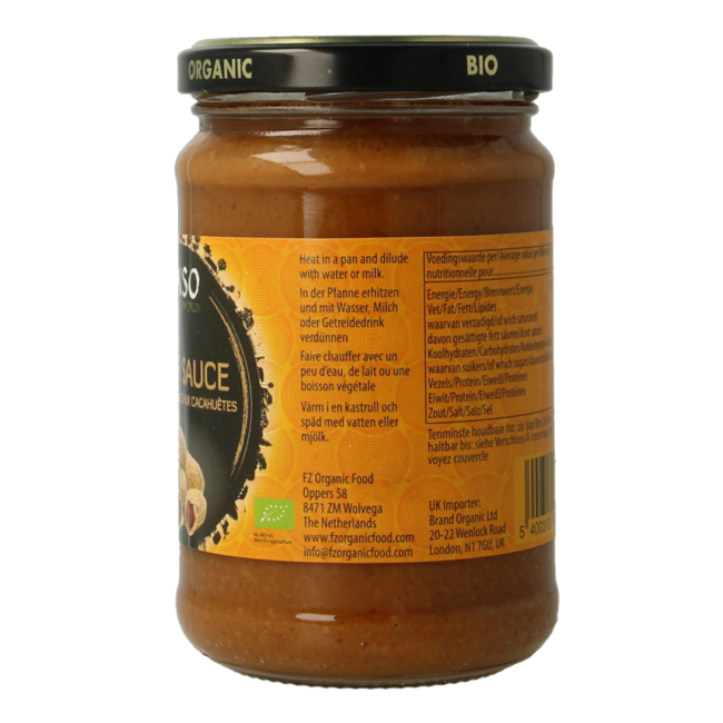Satesaus bio 275 Gramm