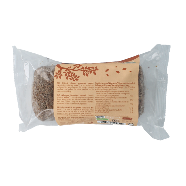 Chleb z kiełkującej pszenicy naturalny / bio 400 Gram