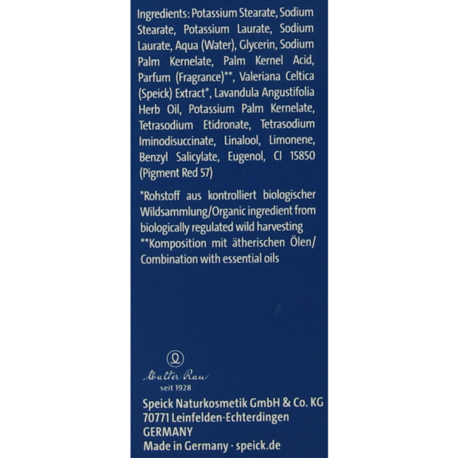 Speick Man barrita de jabón de afeitar 50 g