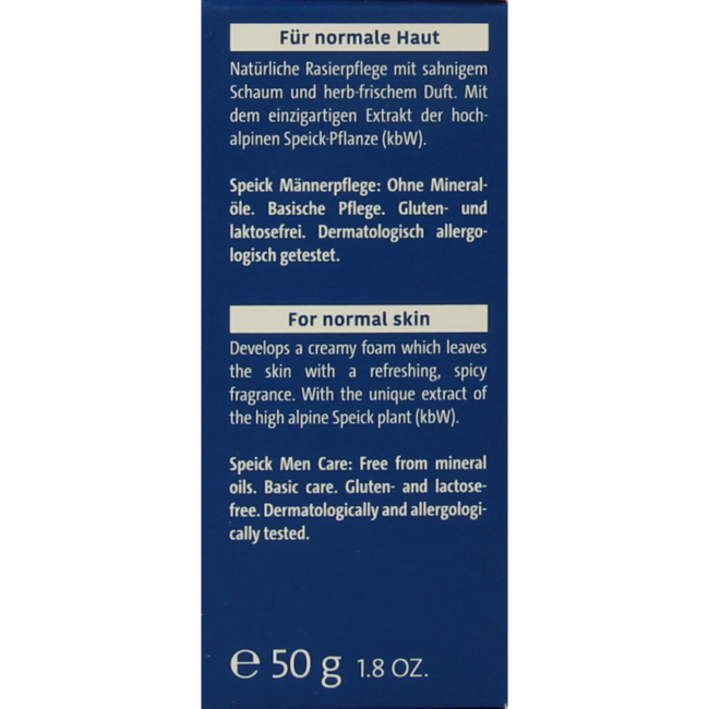 Speick Man Rasierseifen-Stick 50 Gramm