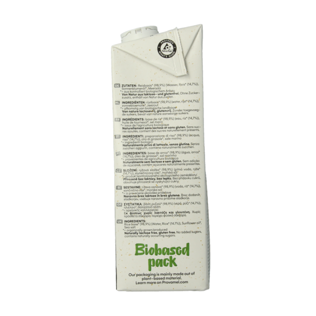Provamel Rijstdrink bio 1 Liter