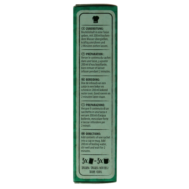 Fixe Tasse Instant-Suppe Tomate Bio 60 Gramm