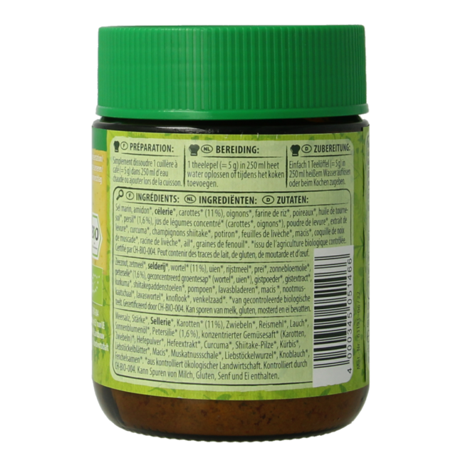 Groentebouillonpoeder bio 100 Gram